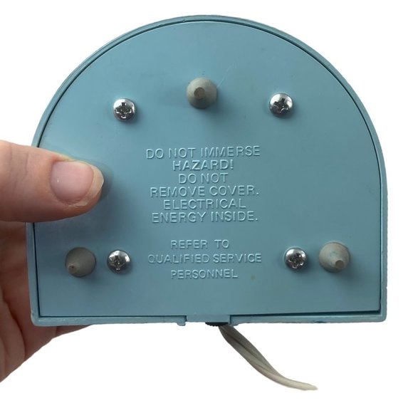 Vintage Sky Blue Gem Sonic Jewelry Cleaning Electric Machine - Picture 4 of 7